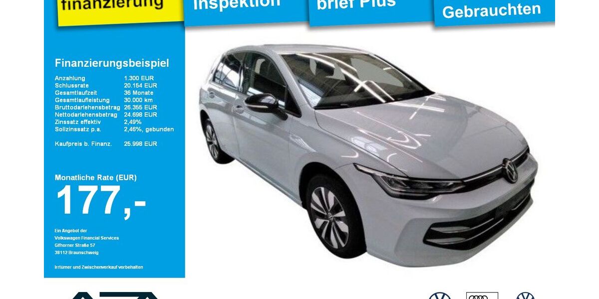 VW Golf 8.767 km 25.997 &euro; Weida 07570